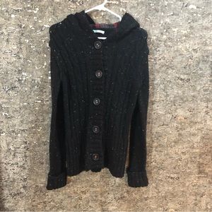 SWEATER Weather!!! Large button down sweater